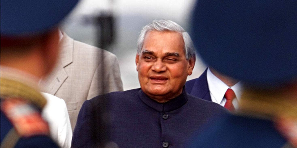 Post image showing Atal Bihari Vajpayee