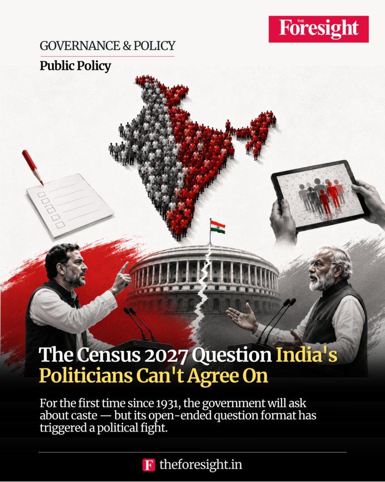 Census 2027 caste question controversy - Briefing Poster - The Foresight