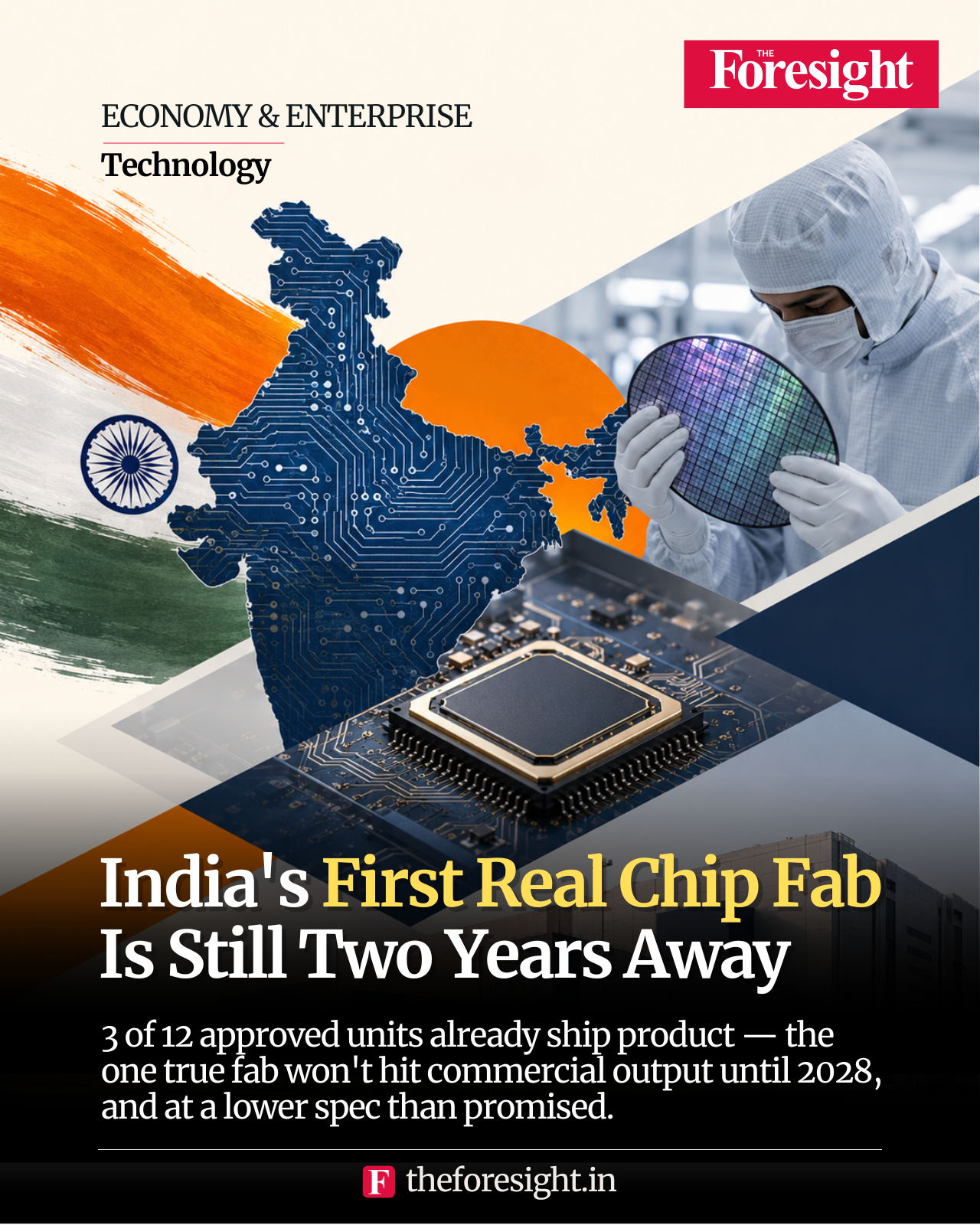 India Semiconductor Mission - Briefing Poster - The Foresight
