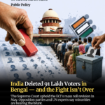 India voter roll deletions SIR - Briefing Poster - The Foresight