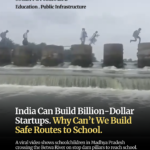 Thumbnail - MP Schoolchildren Crossing Stop Dam to Reach School